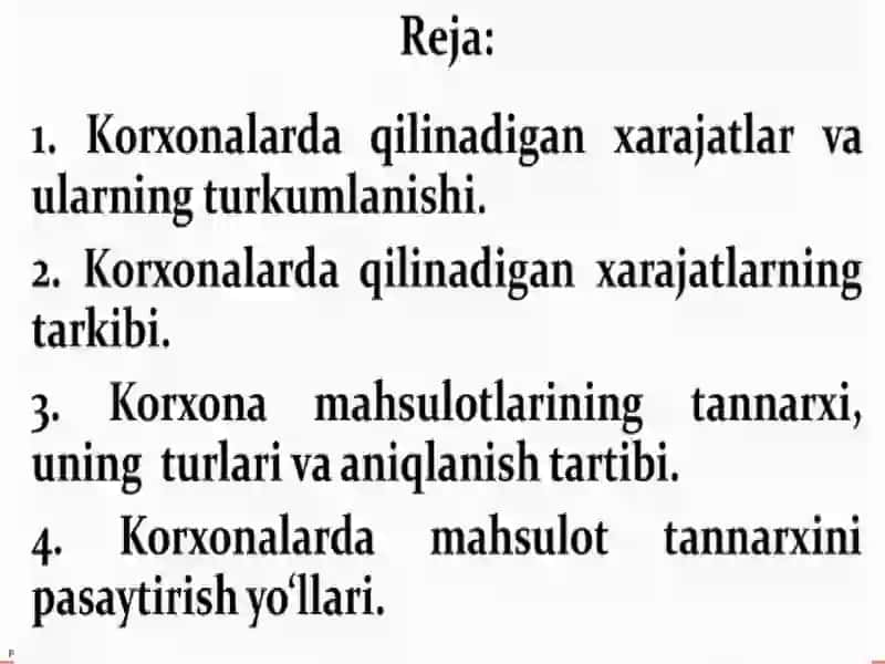 Harajatlar 2