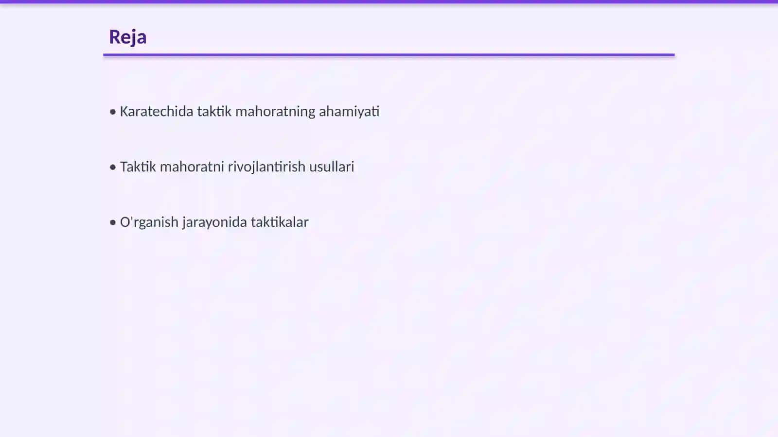 Karatechining taktik mahoratini oshirish yollari 2