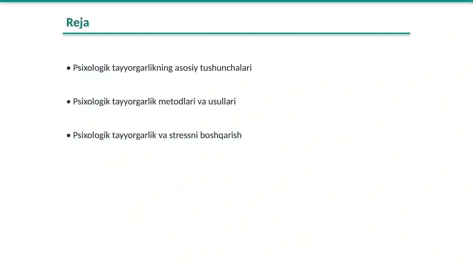 Psixologik tayyorgarlik va uni takomillashtirish 2