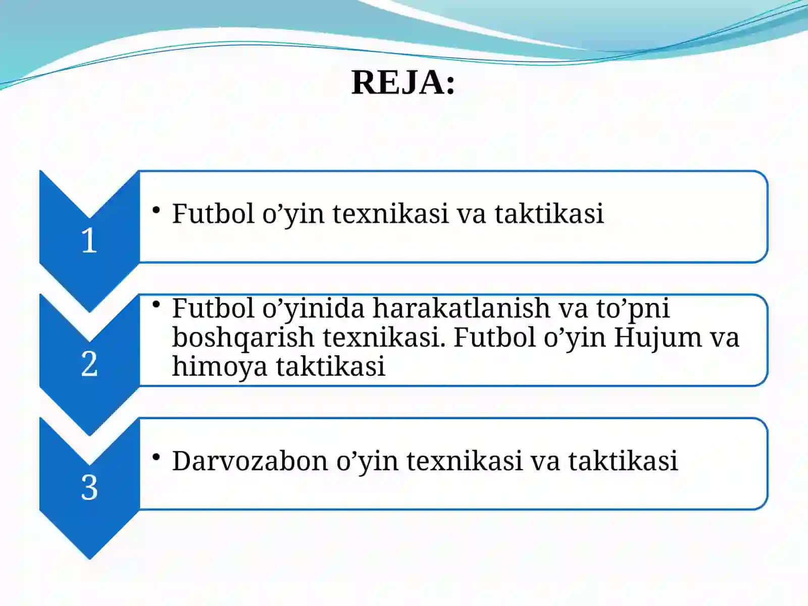 Futbolo‘yintexnikasiva taktikasining tasnifi 2