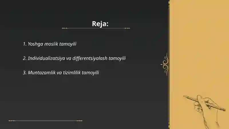 Maktabgacha yoshdagi bolalar jismoniy tarbiyasida asosiy tamoyillar 2