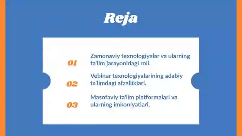 Zamonaviy Texnologiyalar va Ta'lim Jarayonidagi Roli 2