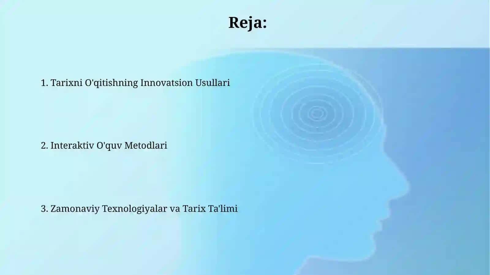 Tarix o'qitishning innovatsion usullari 2