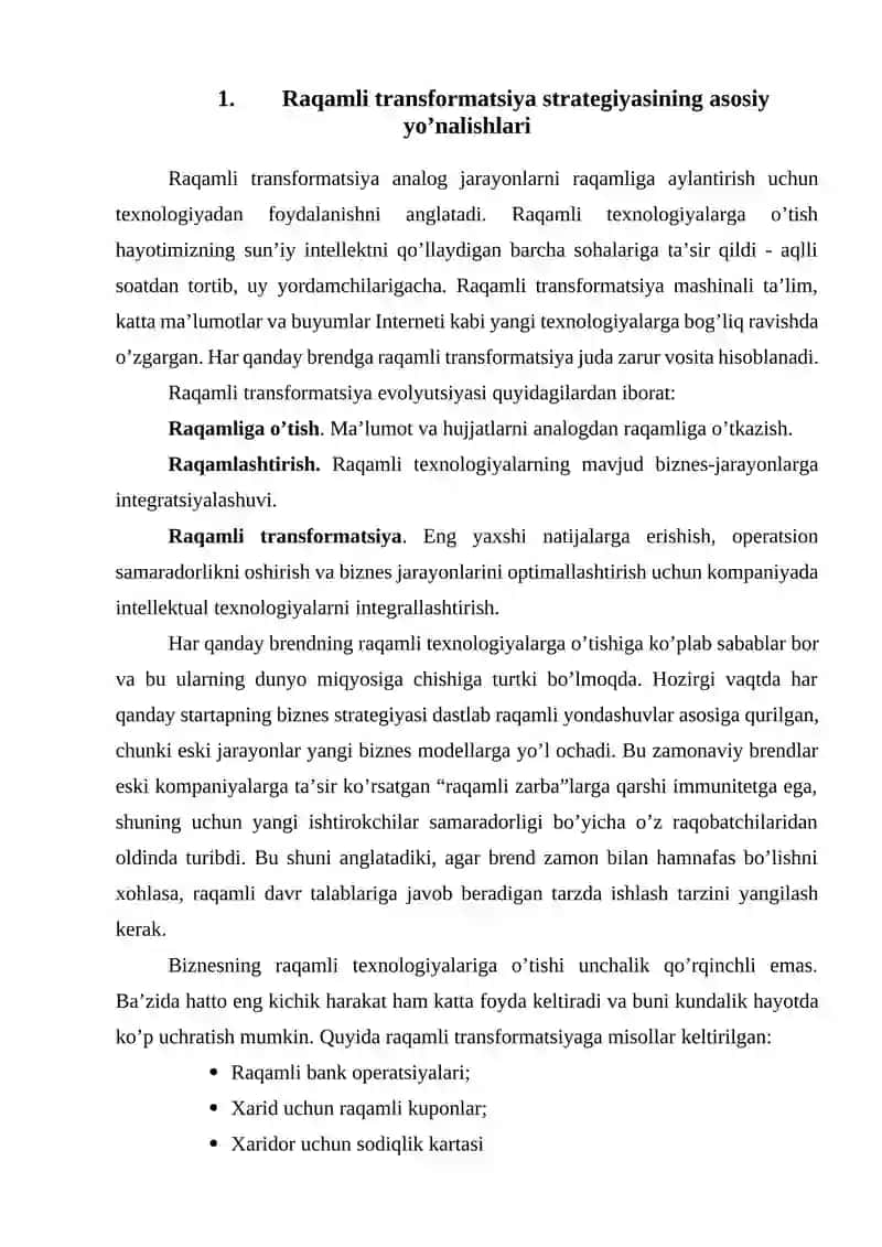 Raqamli Transformatsiya 2