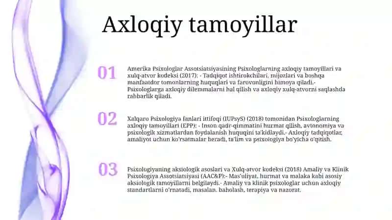 Psixologiyaning Axloqiy Tamoyilari Va Xulq-Atvor Kodeksi 2