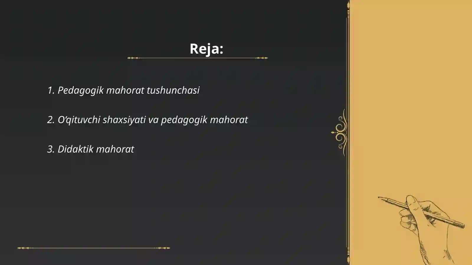 Pedagogik mahorat asoslari va uning tarkibiy qisimalari 2