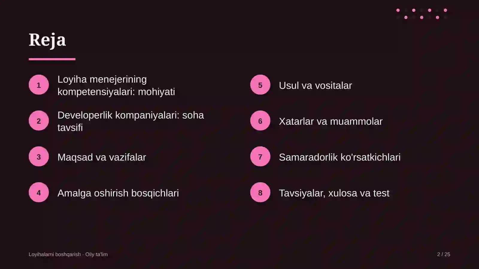 Developerlik kompaniyalarida loyiha menejerining kompetensiyalari 2