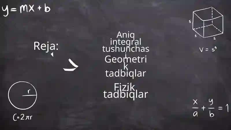 Aniq Integral tadbiqlari 2