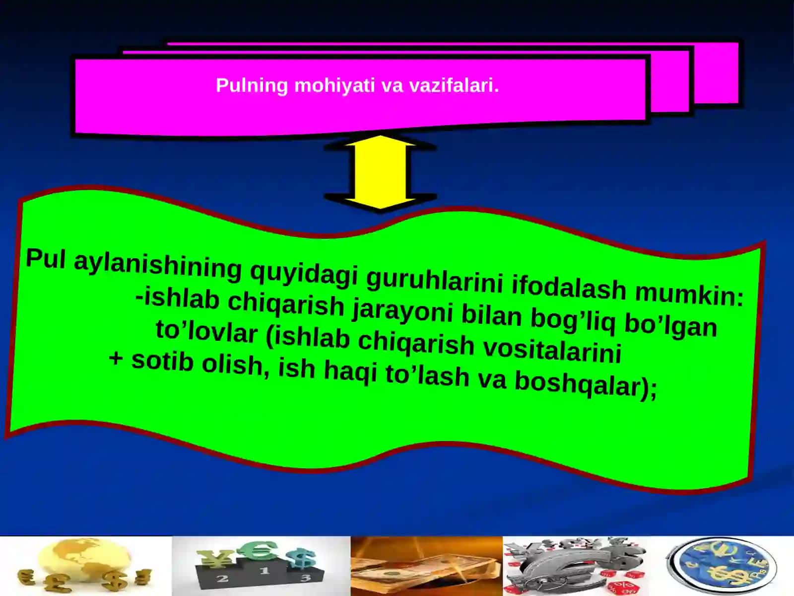 Pulningmоhiyativa va vazifalari 2