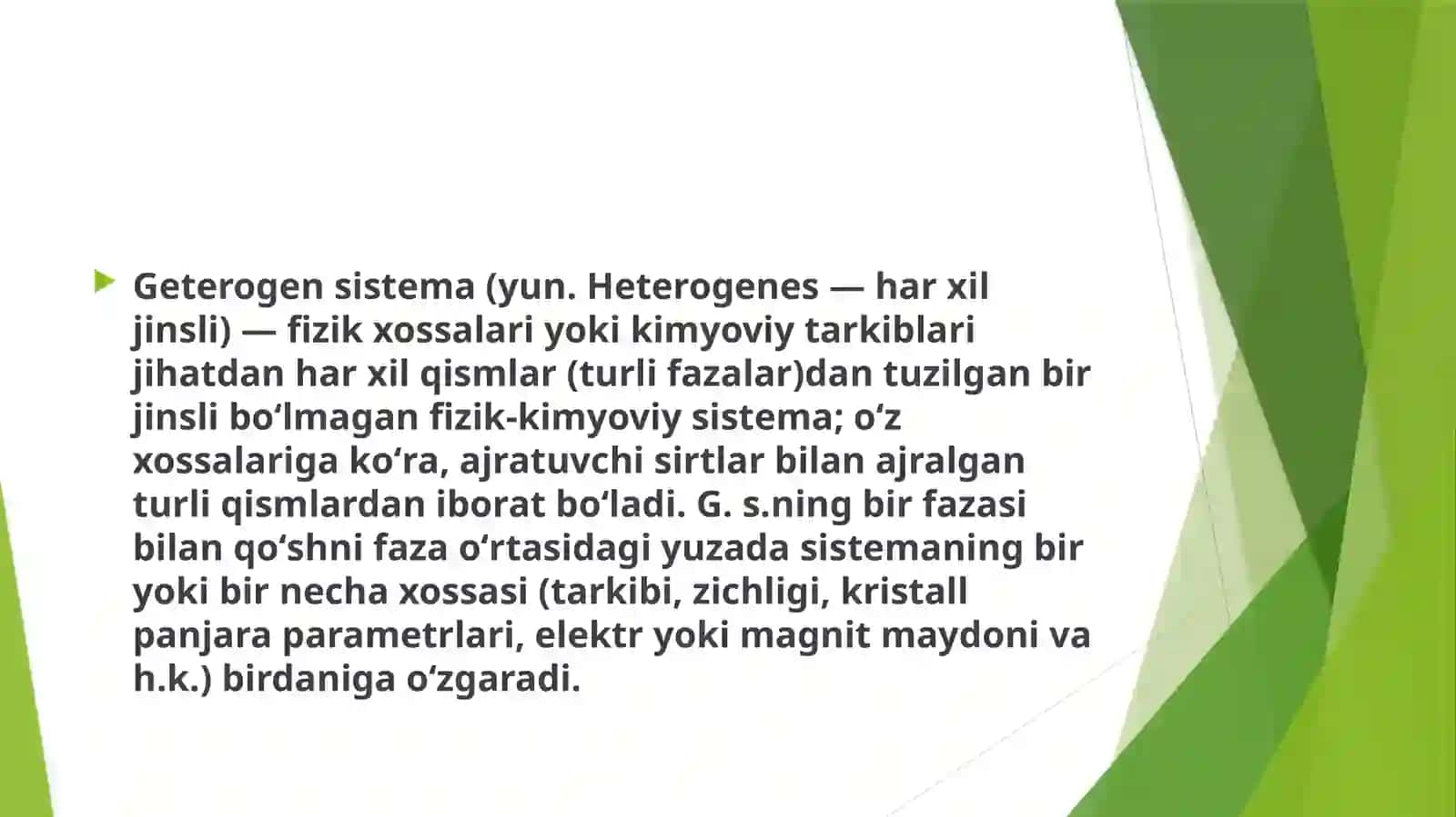 Geterogen sestemalarda  buladigan  kimyoviy  muvozanatlar 2