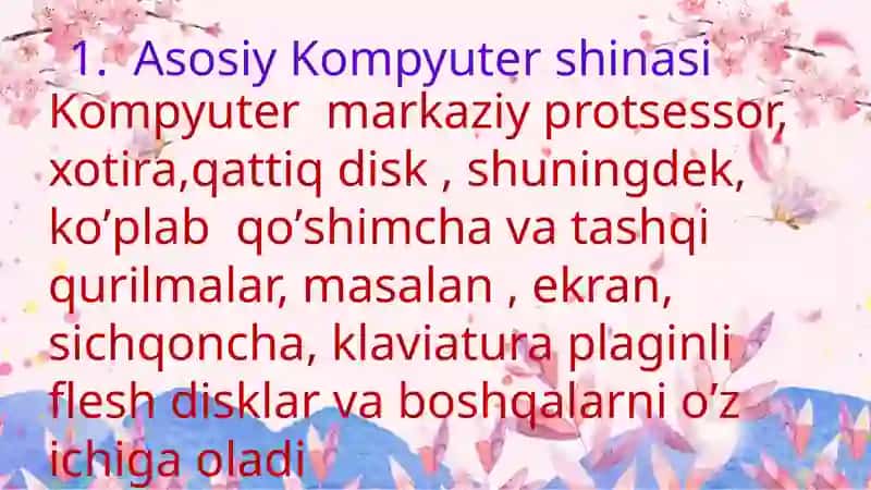 Sistemali shina va ularning turlari 2