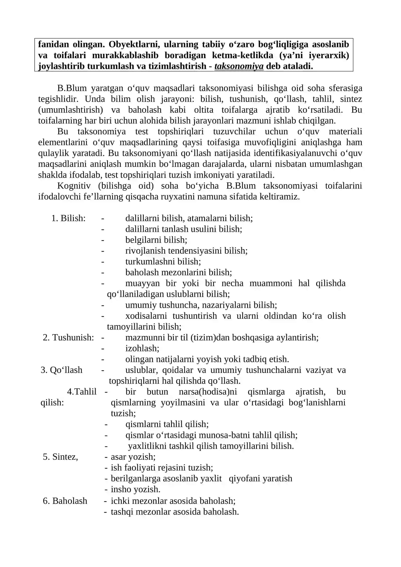 OʻQUV JARAYONINI LOYIHALASH VA REJALASHTIRISH 2