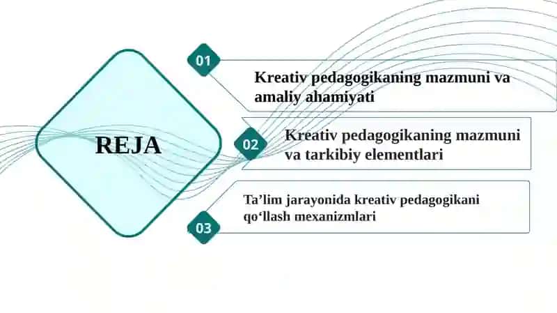 Kreativ pedagogikaning mazmuni va asosiy tushunchalari 2