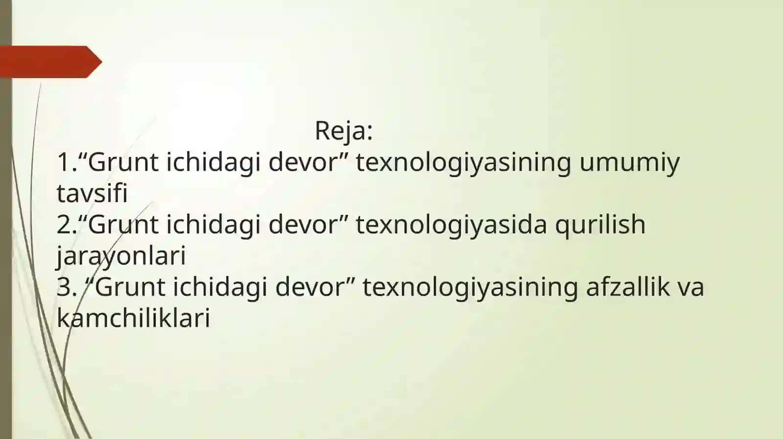 yer osti inshootlarini qurish uchun grunt ichida devor texnologiyasi 2