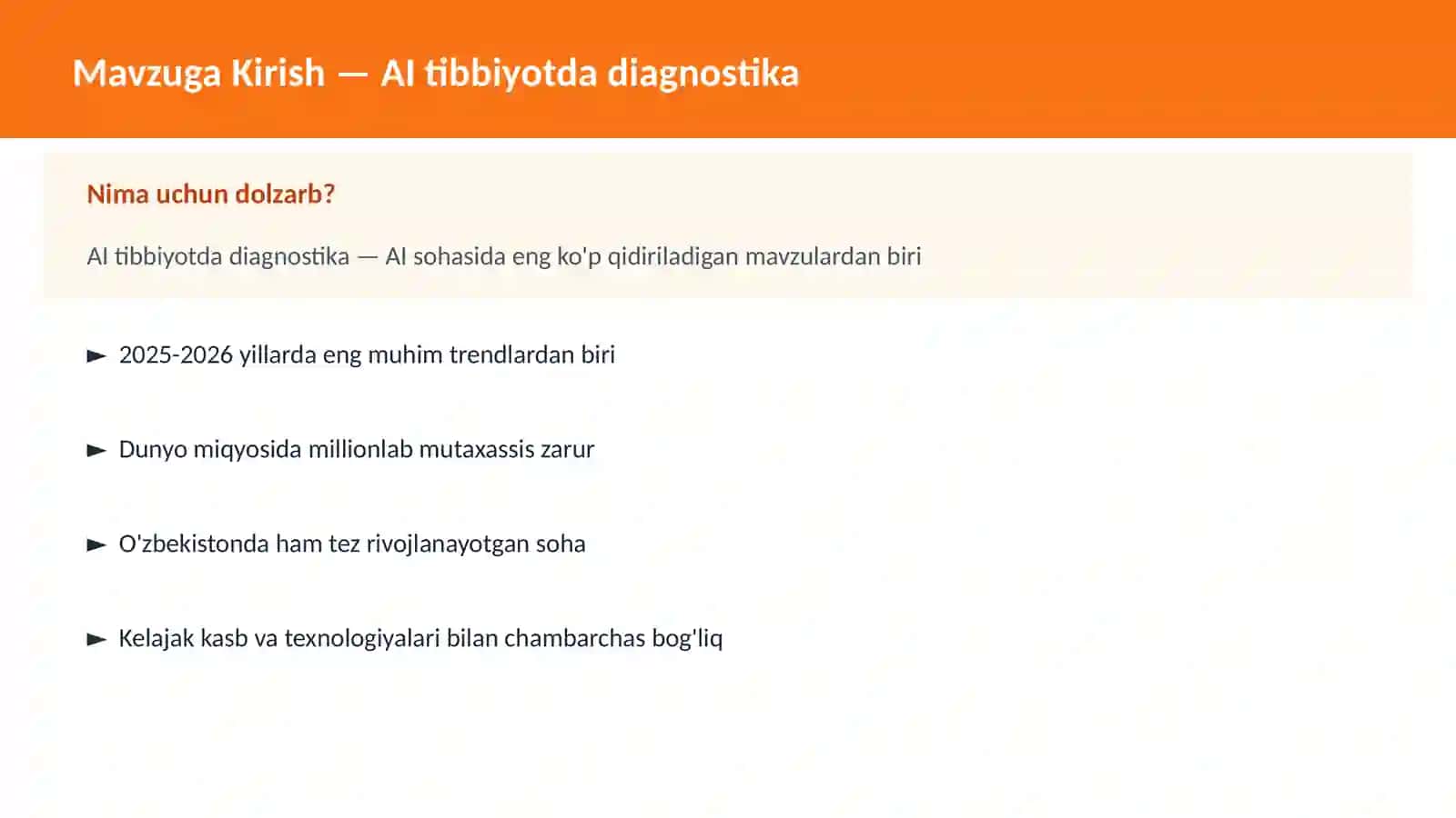 AI tibbiyotda diagnostika 2