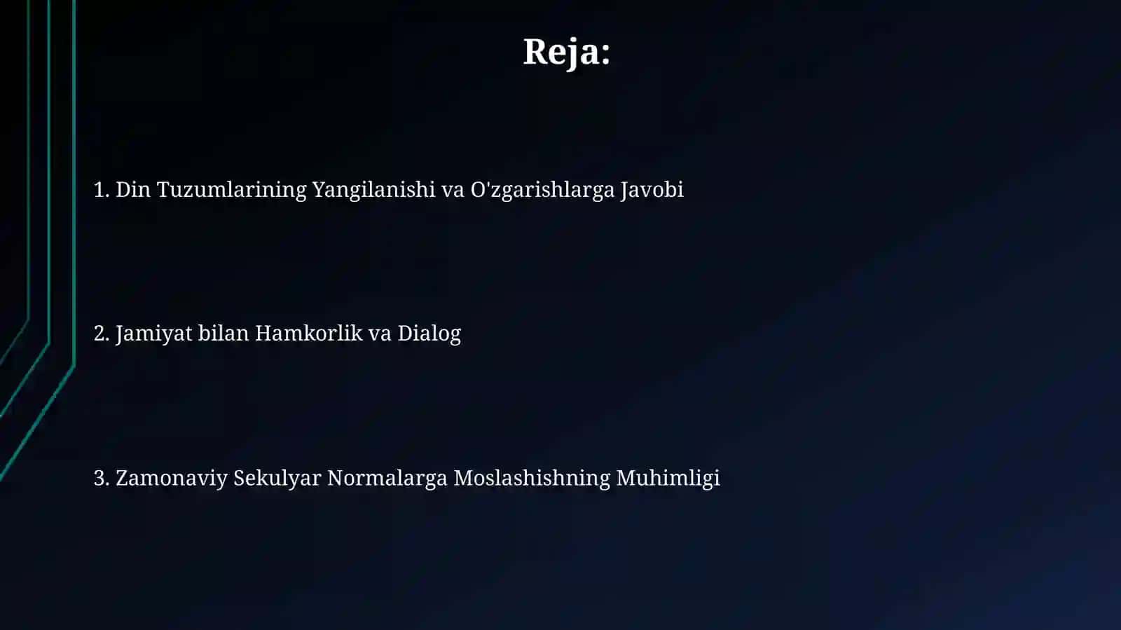 Diniy tashkilotlarning zamonaviy dunyovoy me'yorlargamoslashuviningahamiyati 2