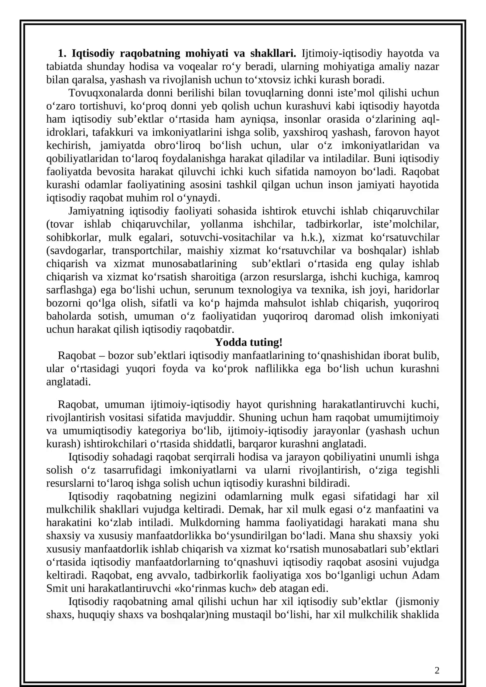 Raqobat va monopoliya 2
