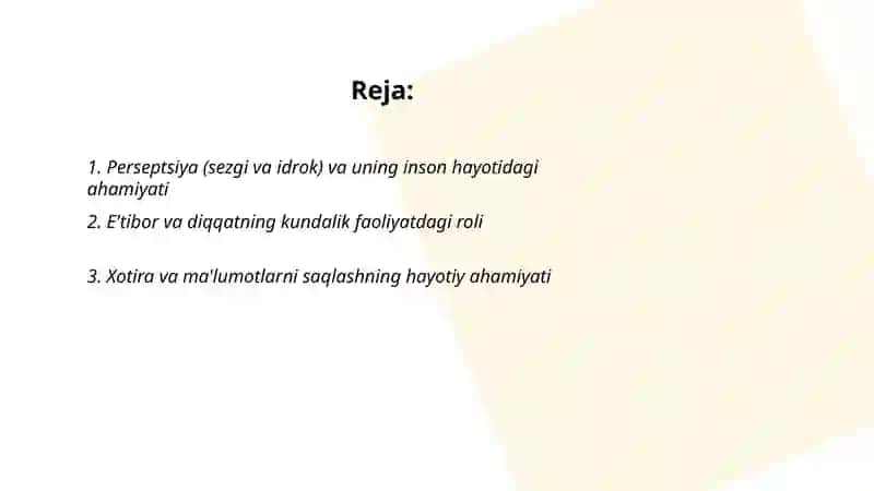 Perseptsiya (sezgi va idrok) va uning inson hayotidagi ahamiyati 2