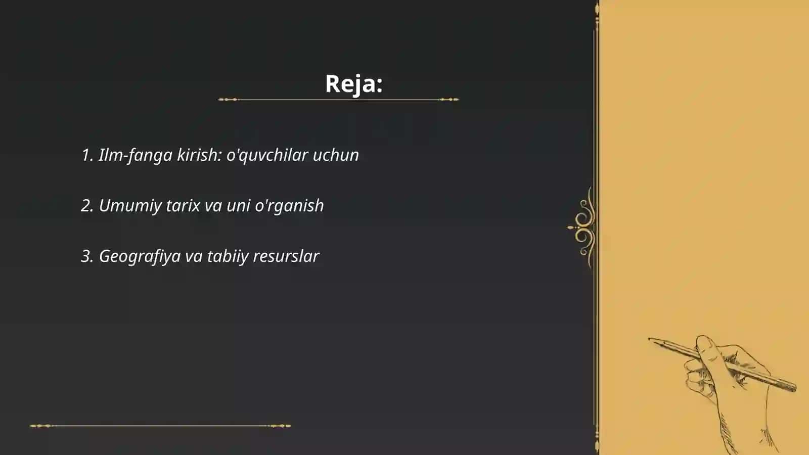 Ilm-fanga kirish: o'quvchilar uchun 2