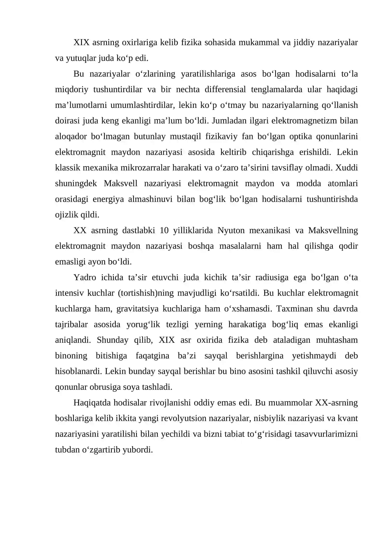 Harakatlanuvchi muhit optikasi va nochiziqlik jarayonlar yorug‘lik va maxsus nisbiylik nazariyasi 2