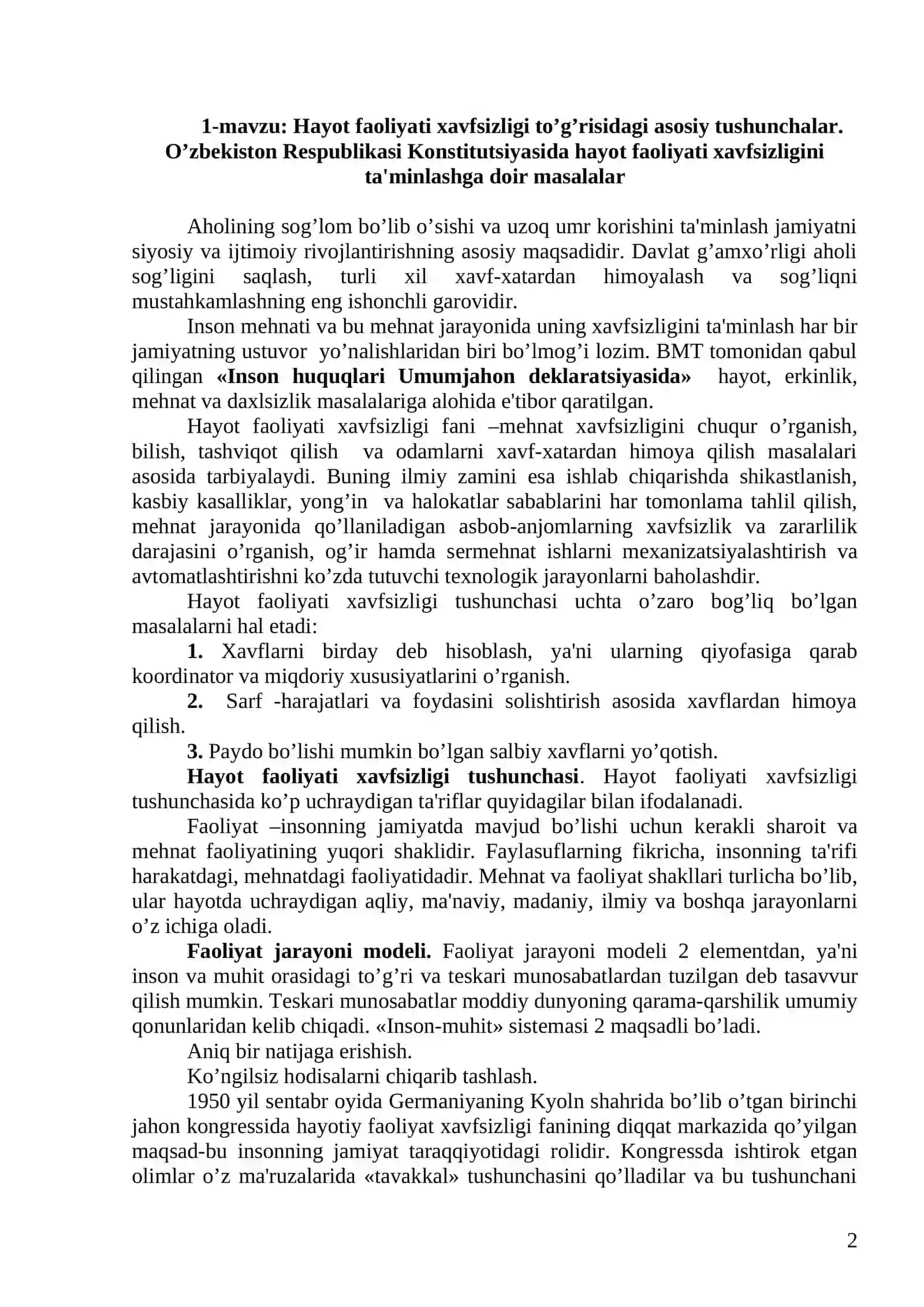 Tibbiy Bilim Asoslari va FM 2