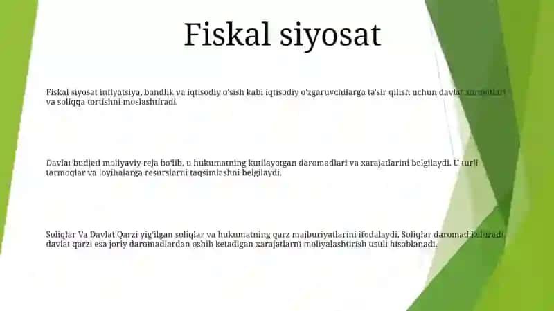 Soliqlar Va Davlat Qarzi 2