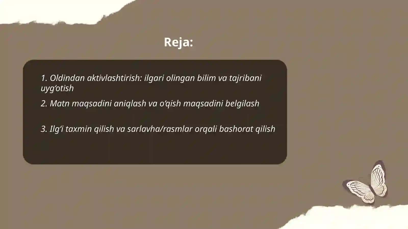 Matn tahlili 2
