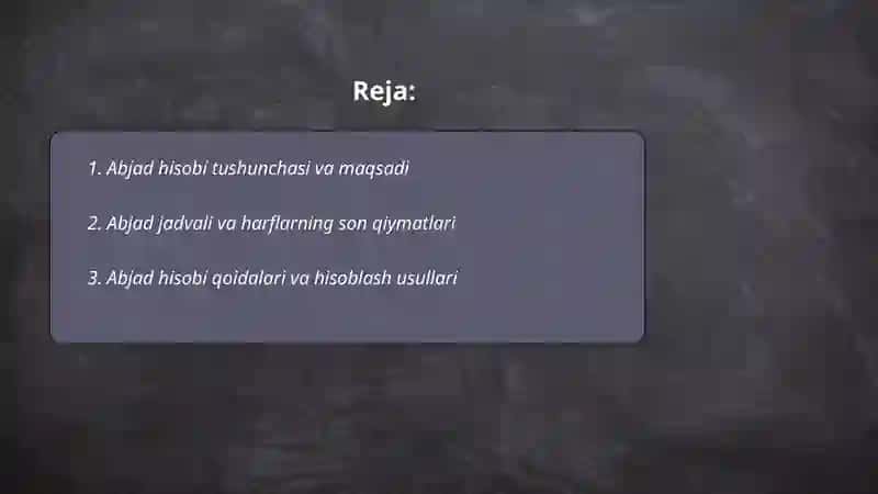 Abjad hisobi 2