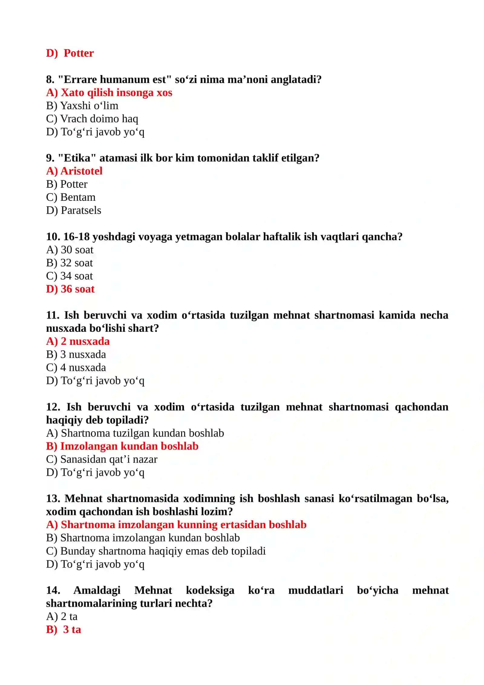 KASBIY FAOLIYATNING HUQUQIY ASOSLARI VA BIOETIKA 2