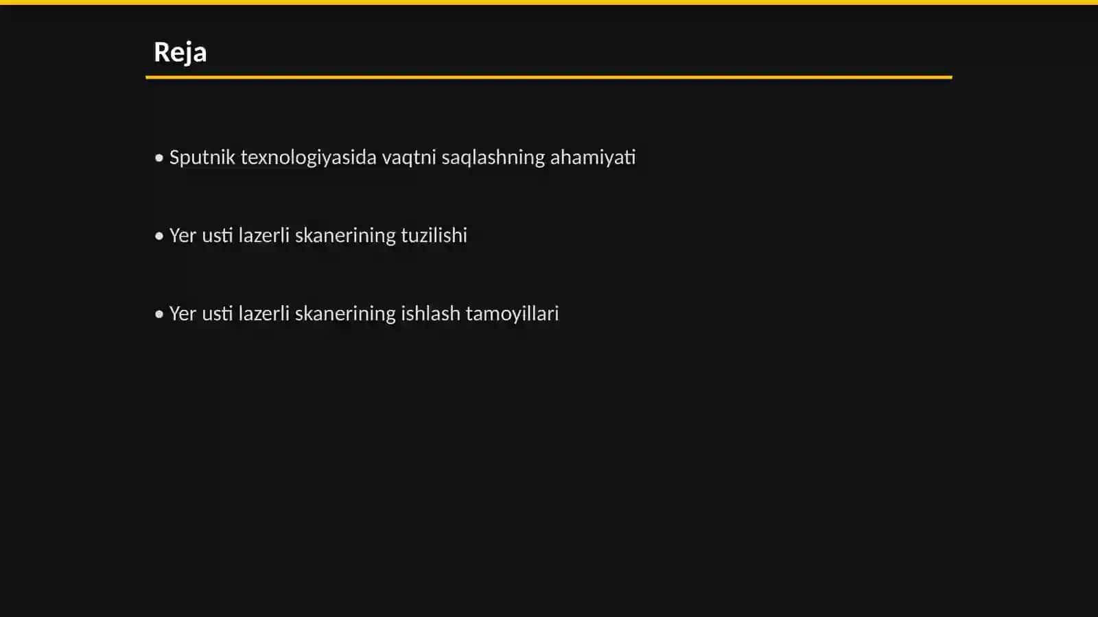 Sputnik texnologiyasida vaqtni saqlash 2