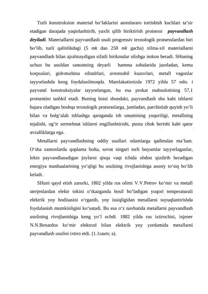 Metallaeni bir-biriga payvandlovchi zamonaviy jihozlar 2