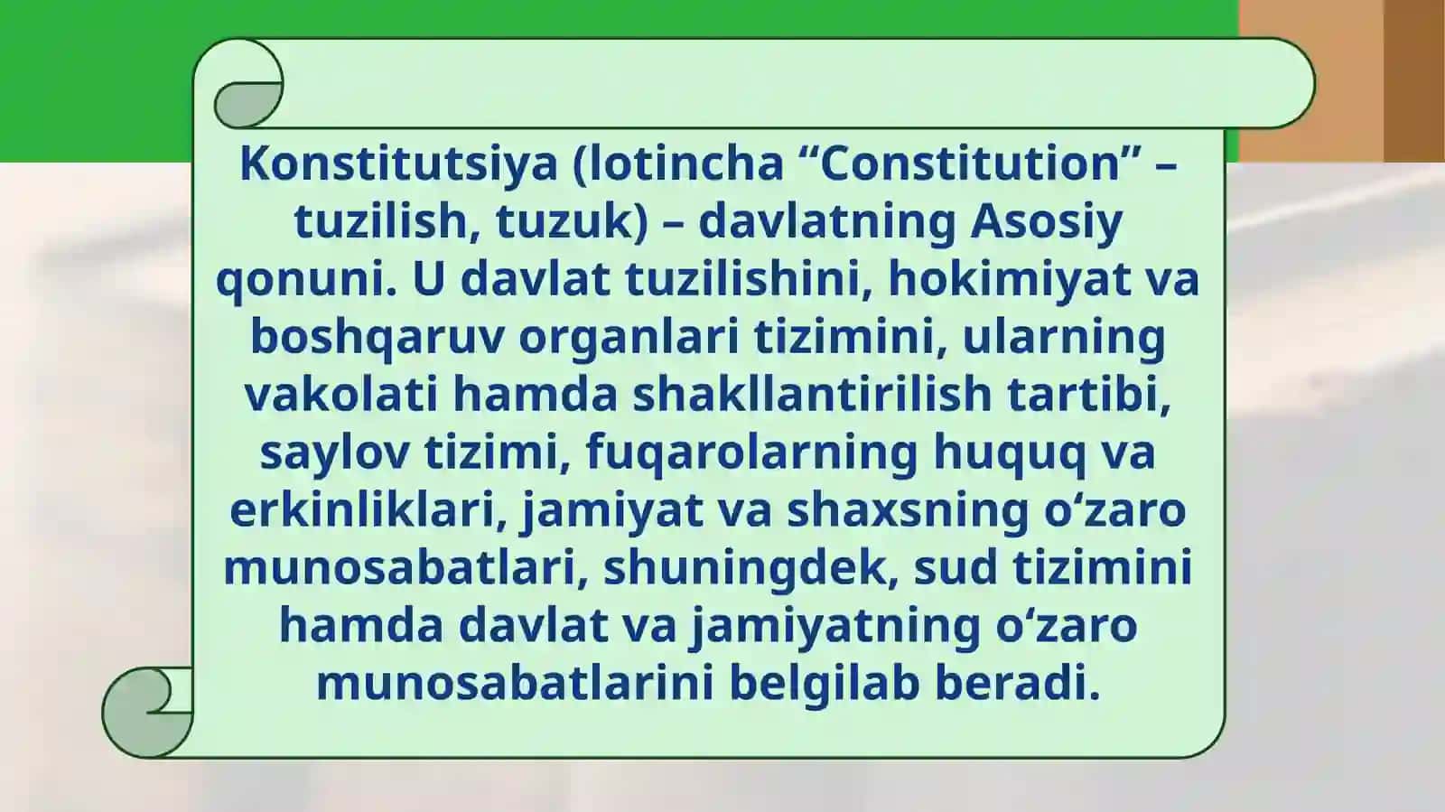 Konstitutsiya (Constitution) 2