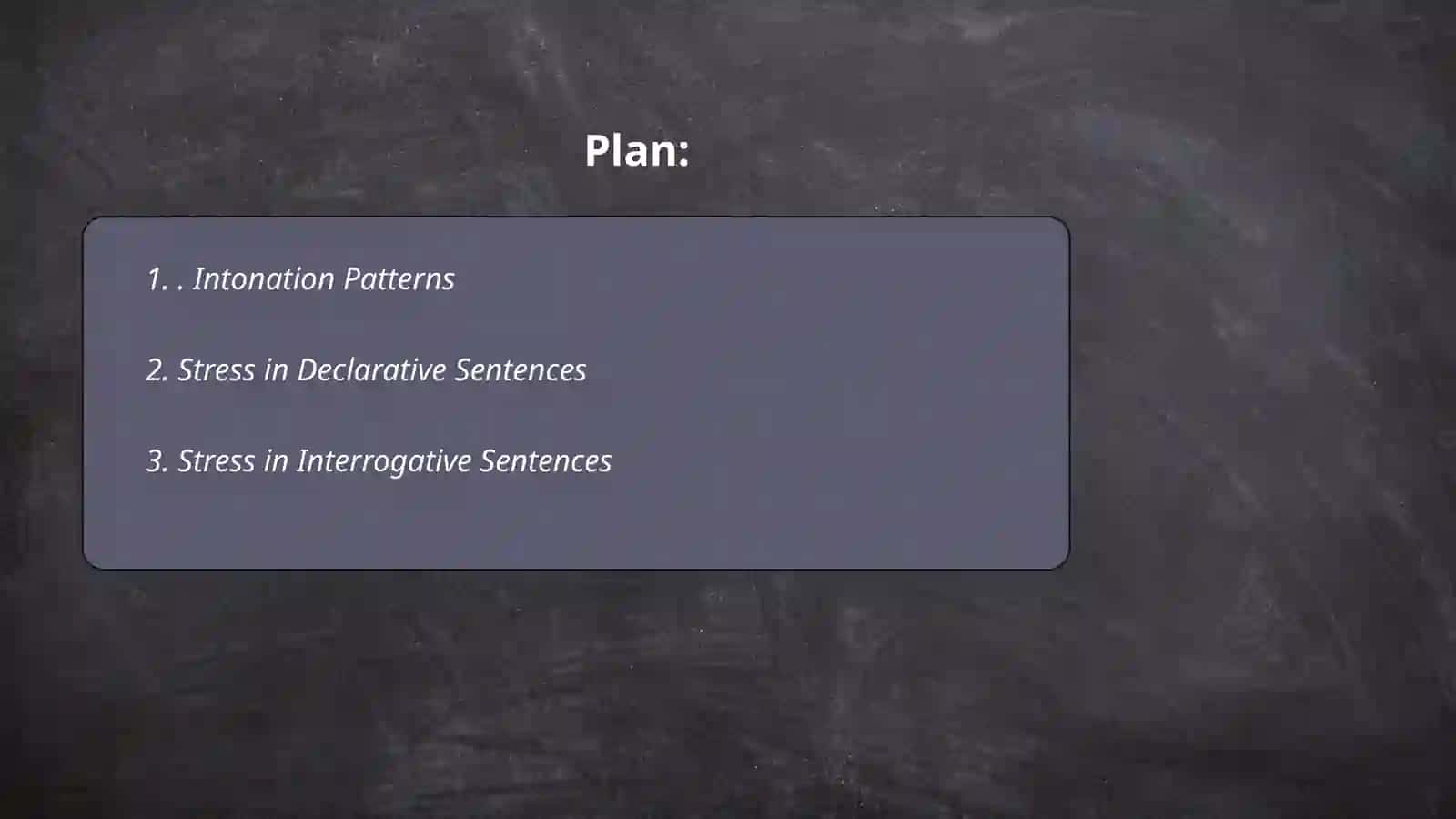 Sentence stress practice 2
