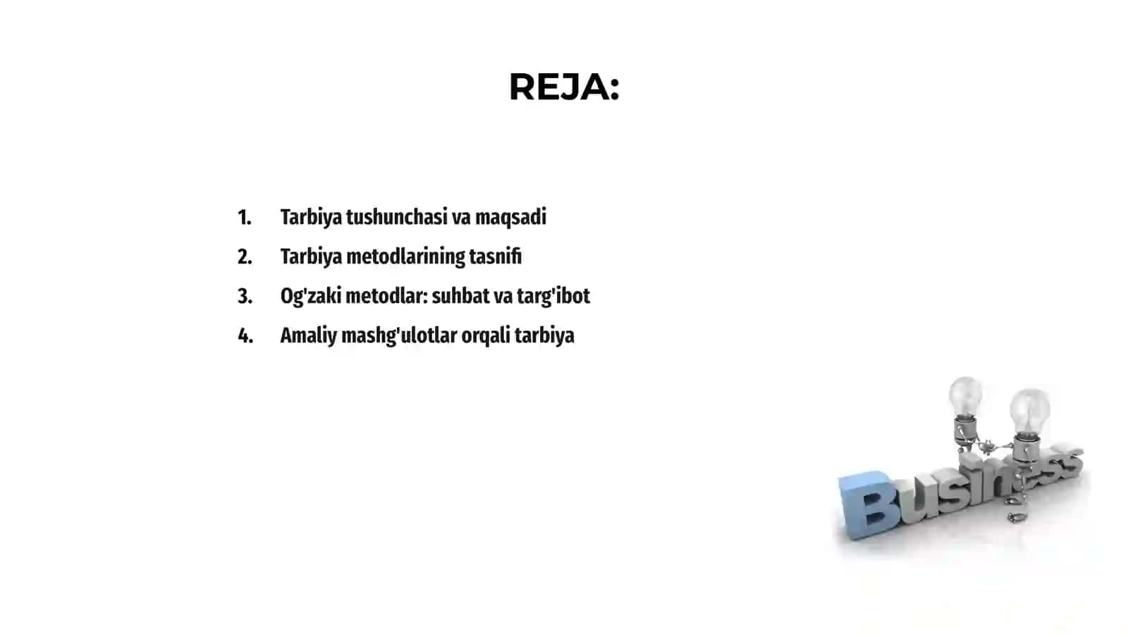 Tarbiya metodlari va turlari 2