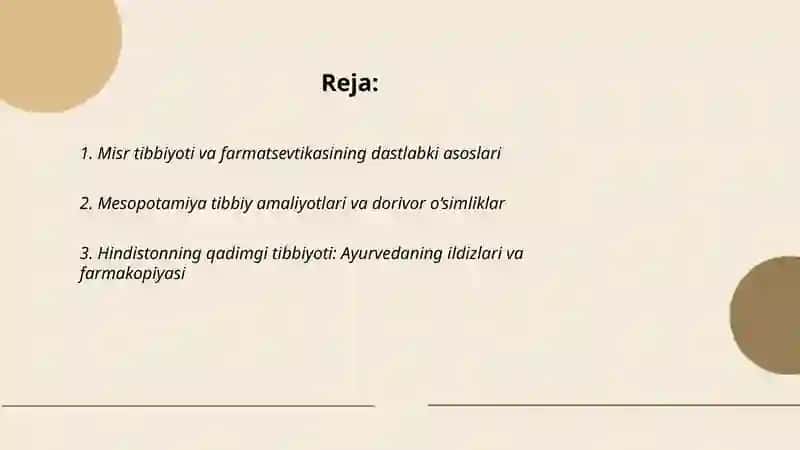 Qadimgi dunyoda tibbiyot va farmatsiya rivoji 2