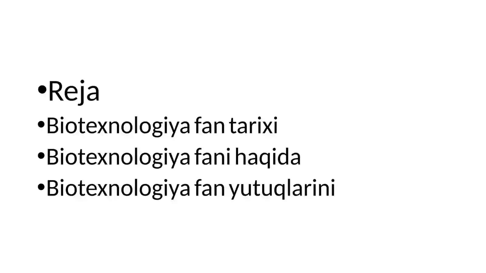 BIOTEXNOLOGIYA   VA FAN  YANGILIKLAR 2