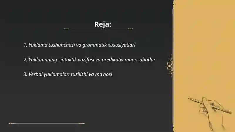 Yuklamalar va ularning ma'no turlari 2
