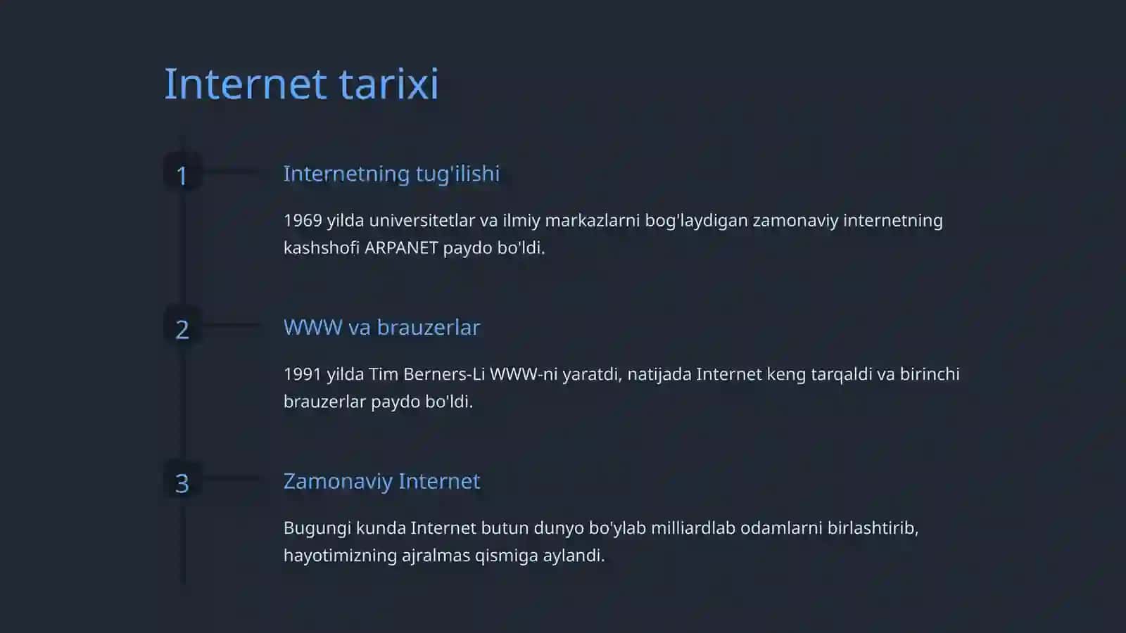 Internet va uning turlari 2