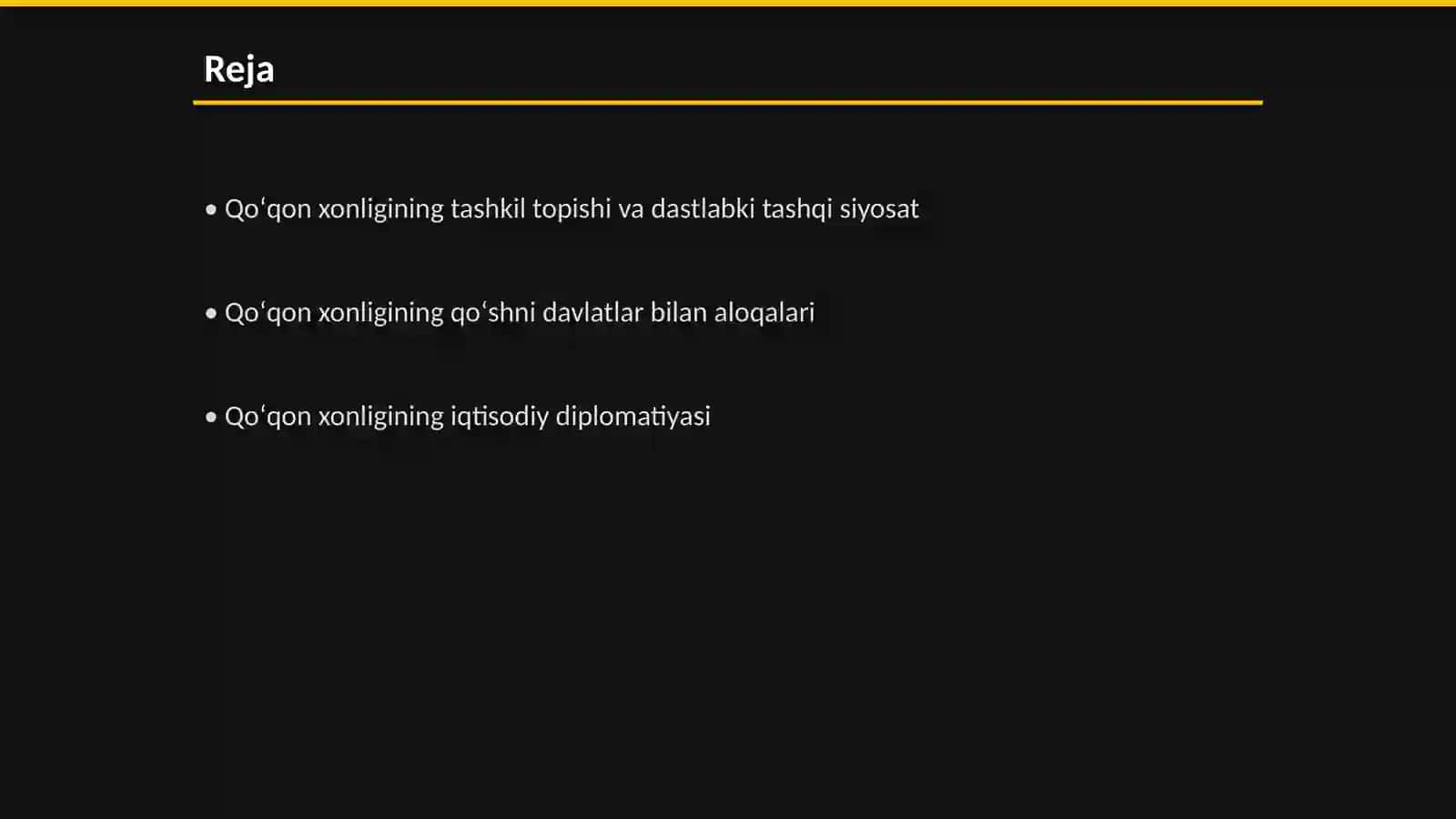 Qoʻqon xonligining tashqi siyosati 2