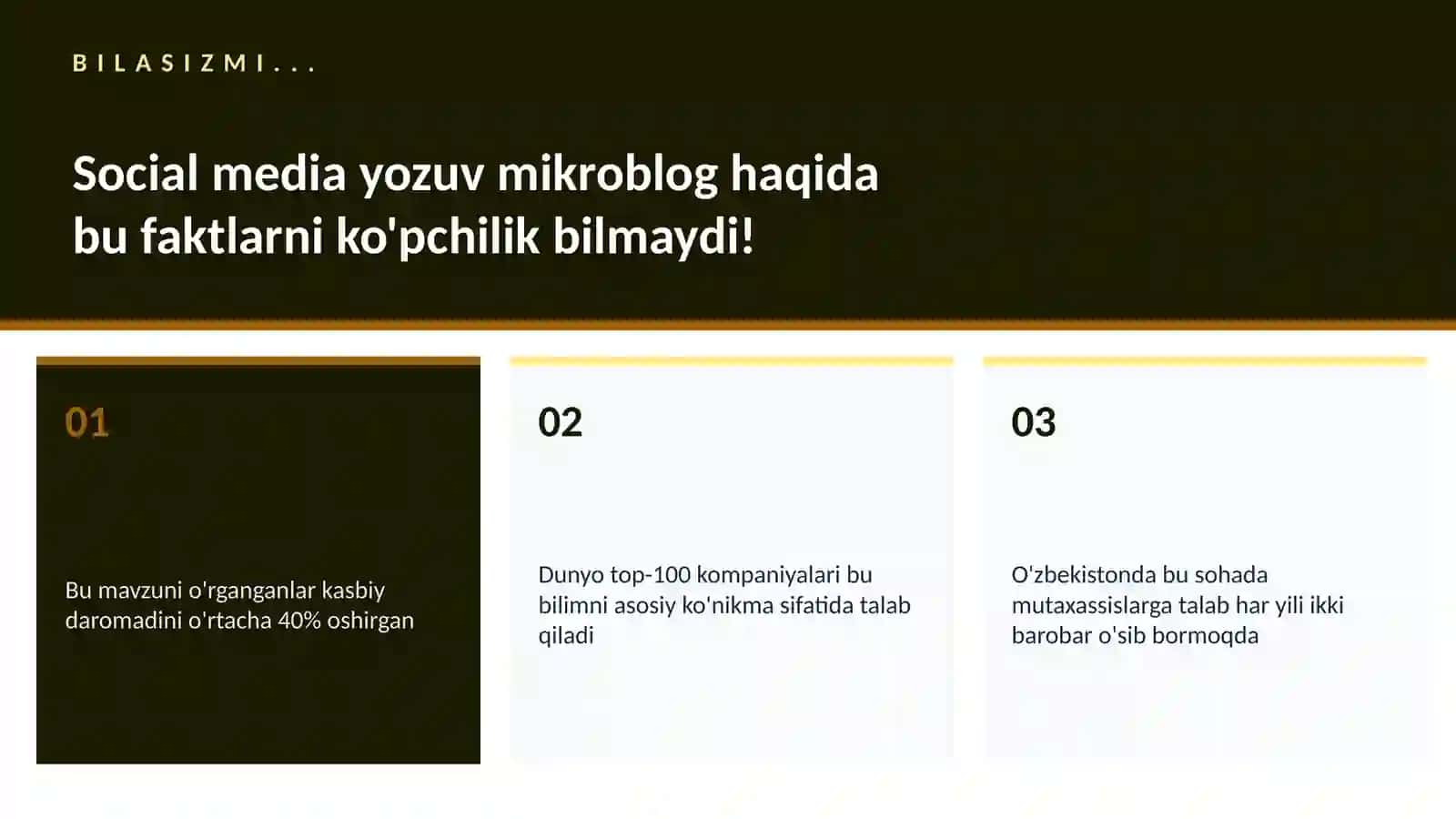 Social media yozuv mikroblog 2