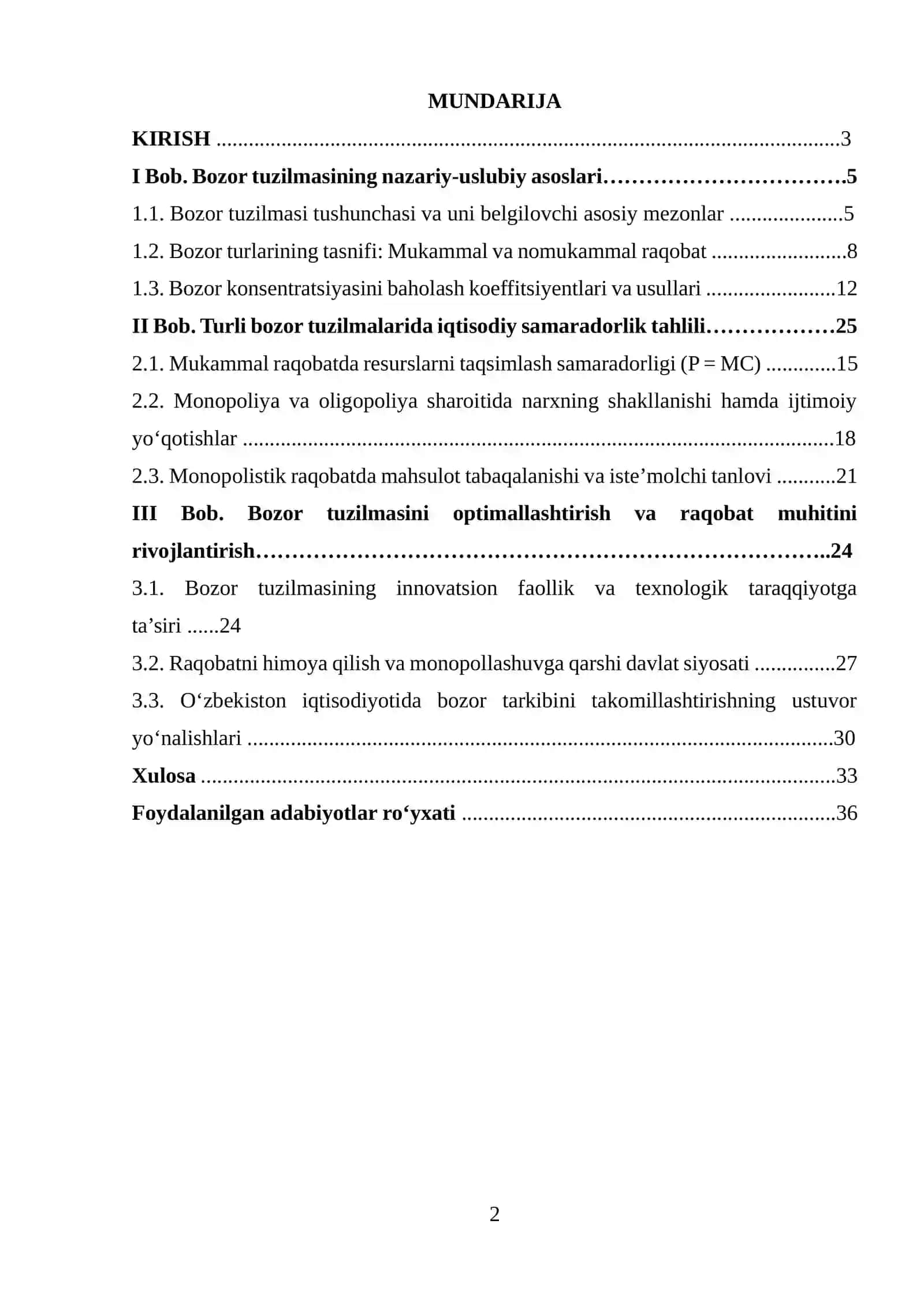 Bozor tuzilmasining nazariy-uslubiy asoslari 2