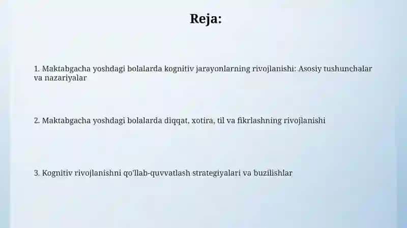 Maktabgacha yoshdagi bolalardagi kognitiv jarayonlarning rivojlanishi 2