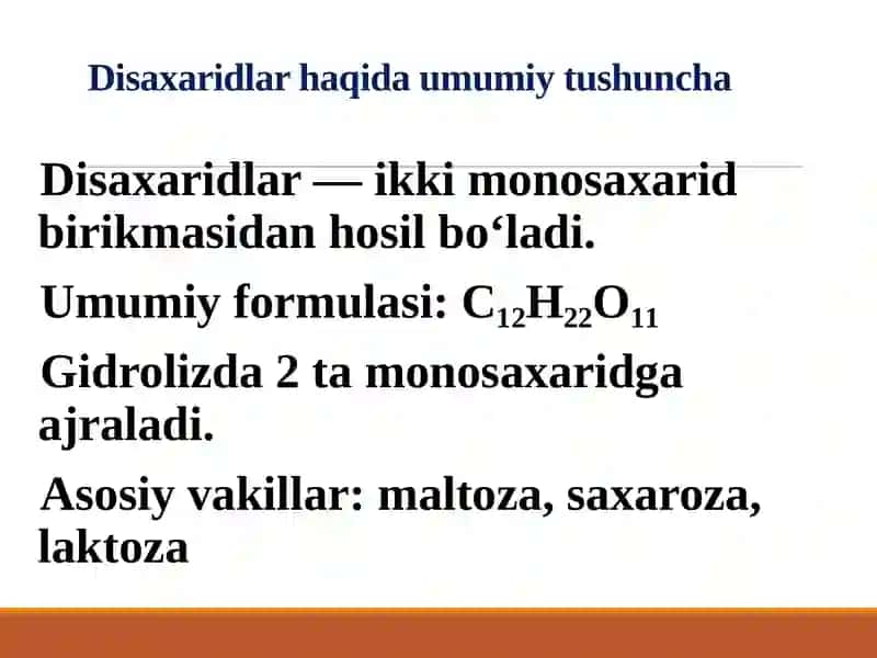 Disaxaridlar 2