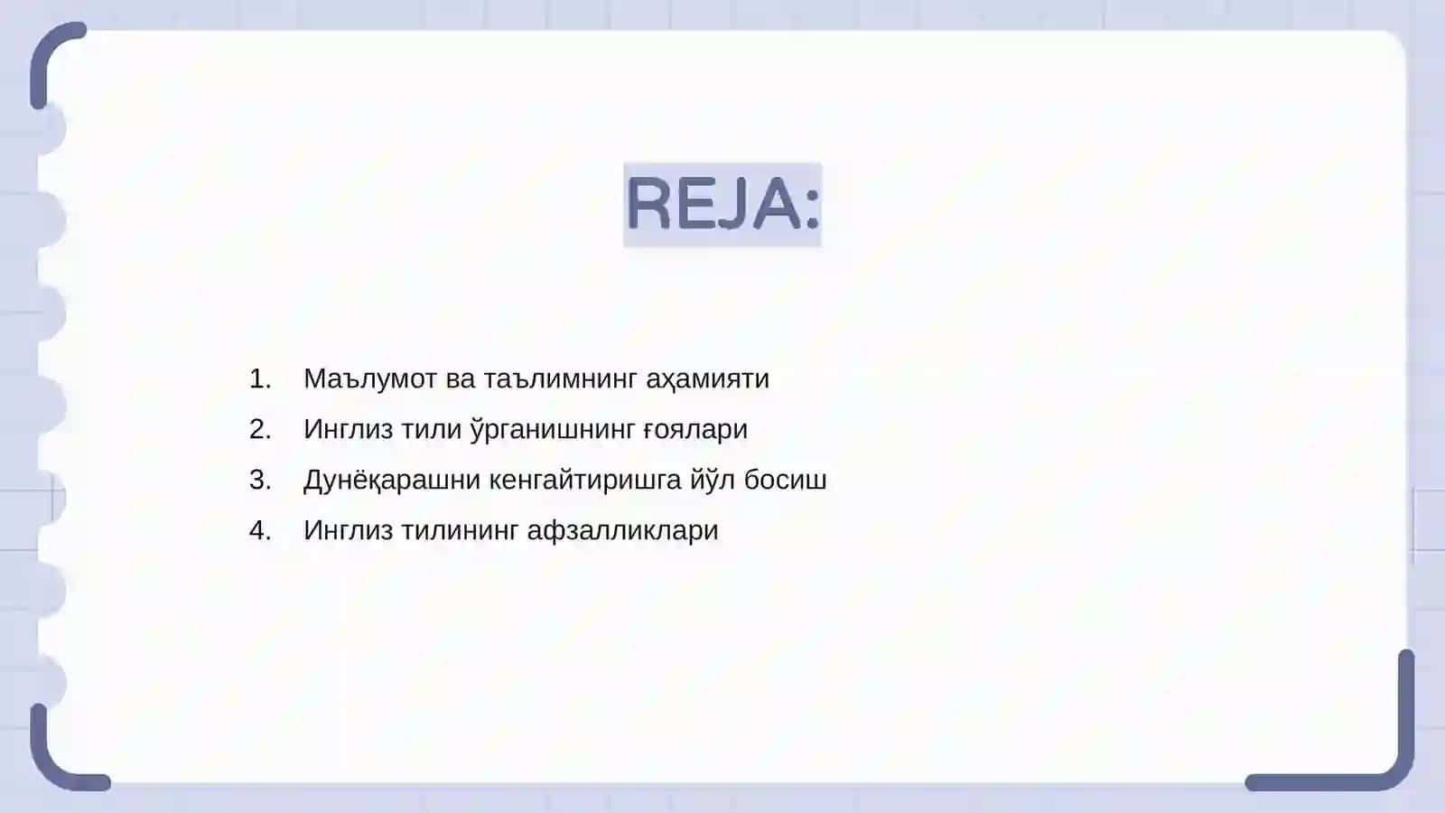 Маданиятлараро та'лим:инглиз тили оркали дунйокарашни кенгайтирш 2