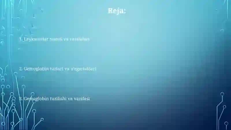 Gemoglobin va uning turlari 2