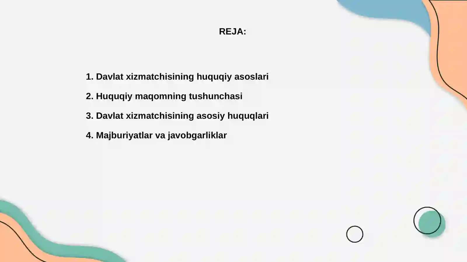 Davlat xizmatchisining huquqiy maqomi 2