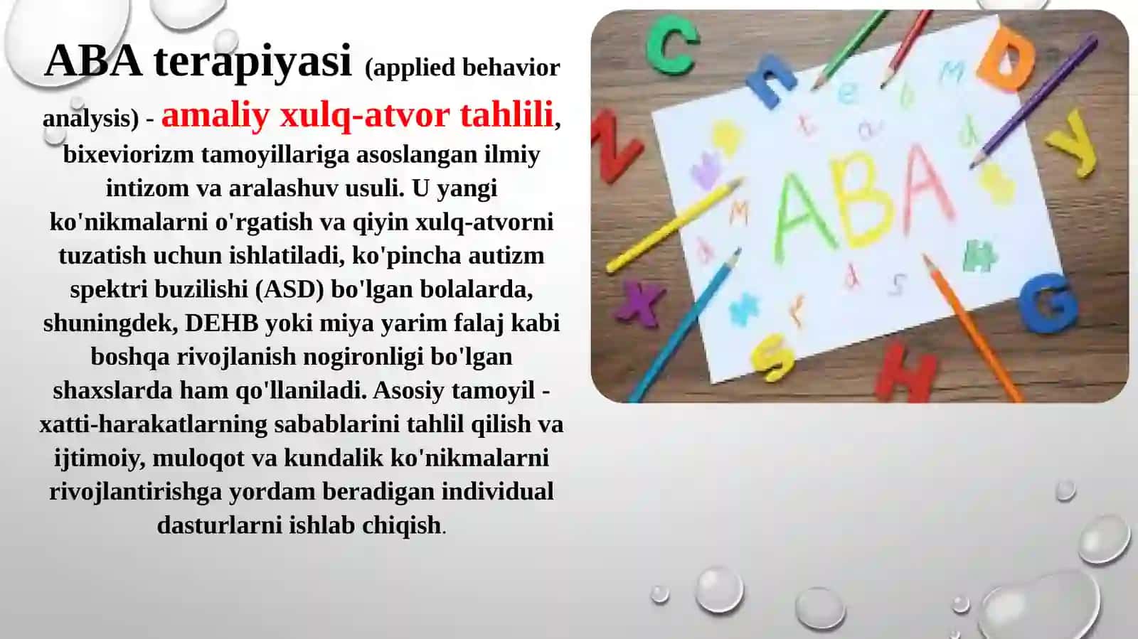 Aba terapiya 2