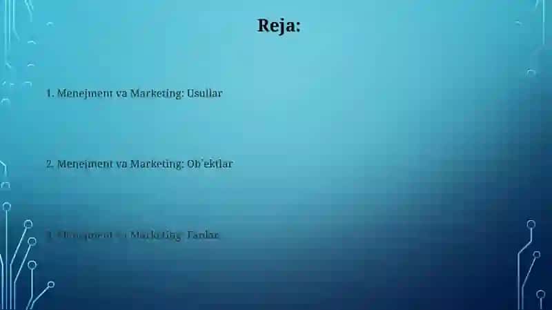 Marketing tadqiqot usullari 2