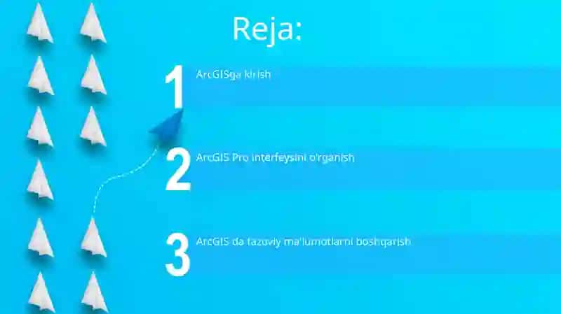 AreGIS dasturi bilan tanishish 2