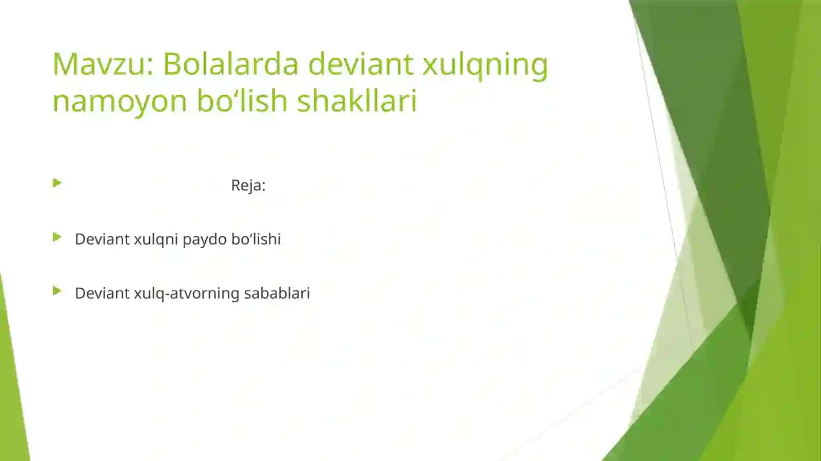 ''Ota-onalar bilan ishlash metodikasi’’fanidan taqdimoti 2